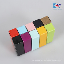 Full Color Matte kosmetische Lippenstift Verpackung Box mit eigenem Logo